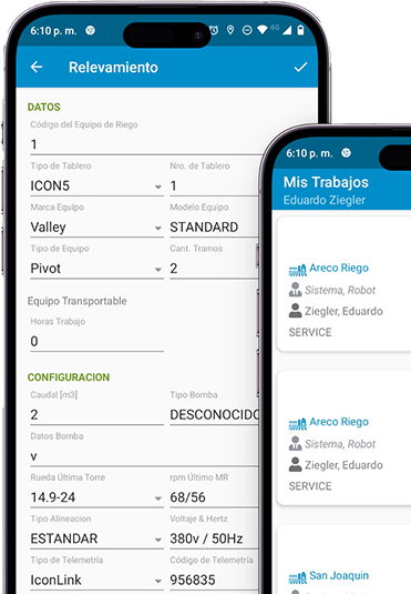 Imagen de Garez, aplicación para control de riego desarrollada por Areco Riego